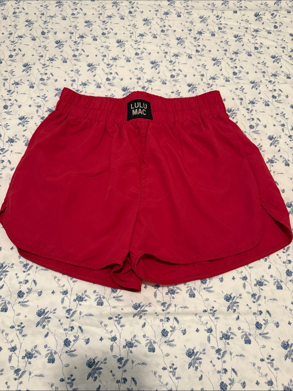 Lulu Mac Women's Crimson Athletic Shorts - Lightweight Performance